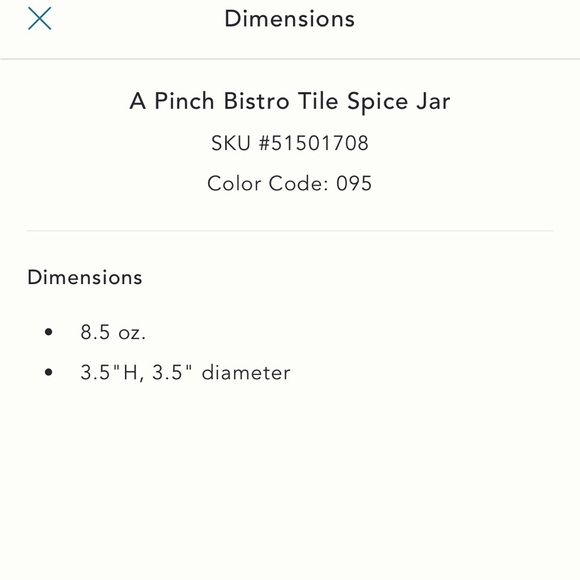Anthropologie Bistro Spice Jar - Picture 7 of 7